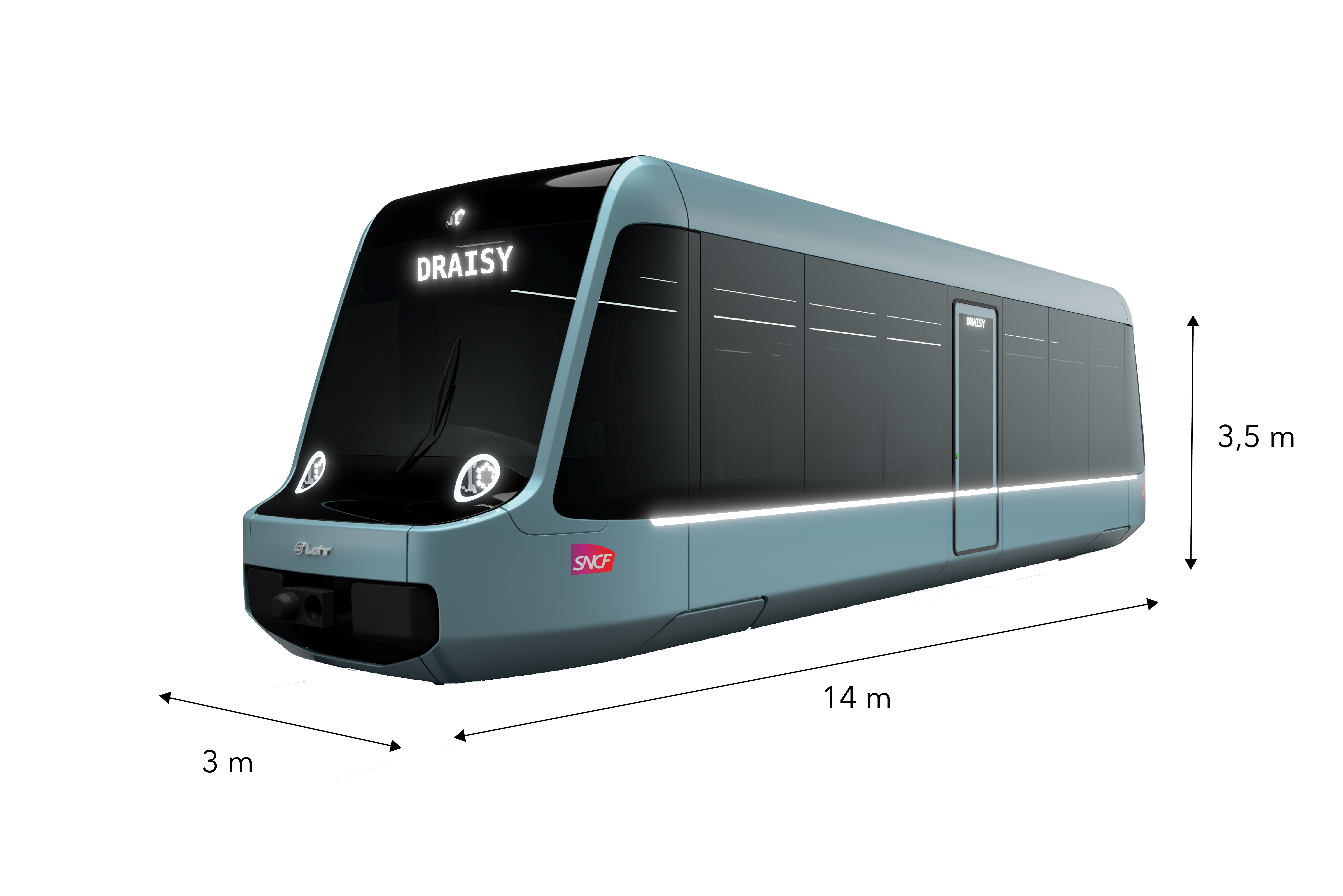 Illustration train léger